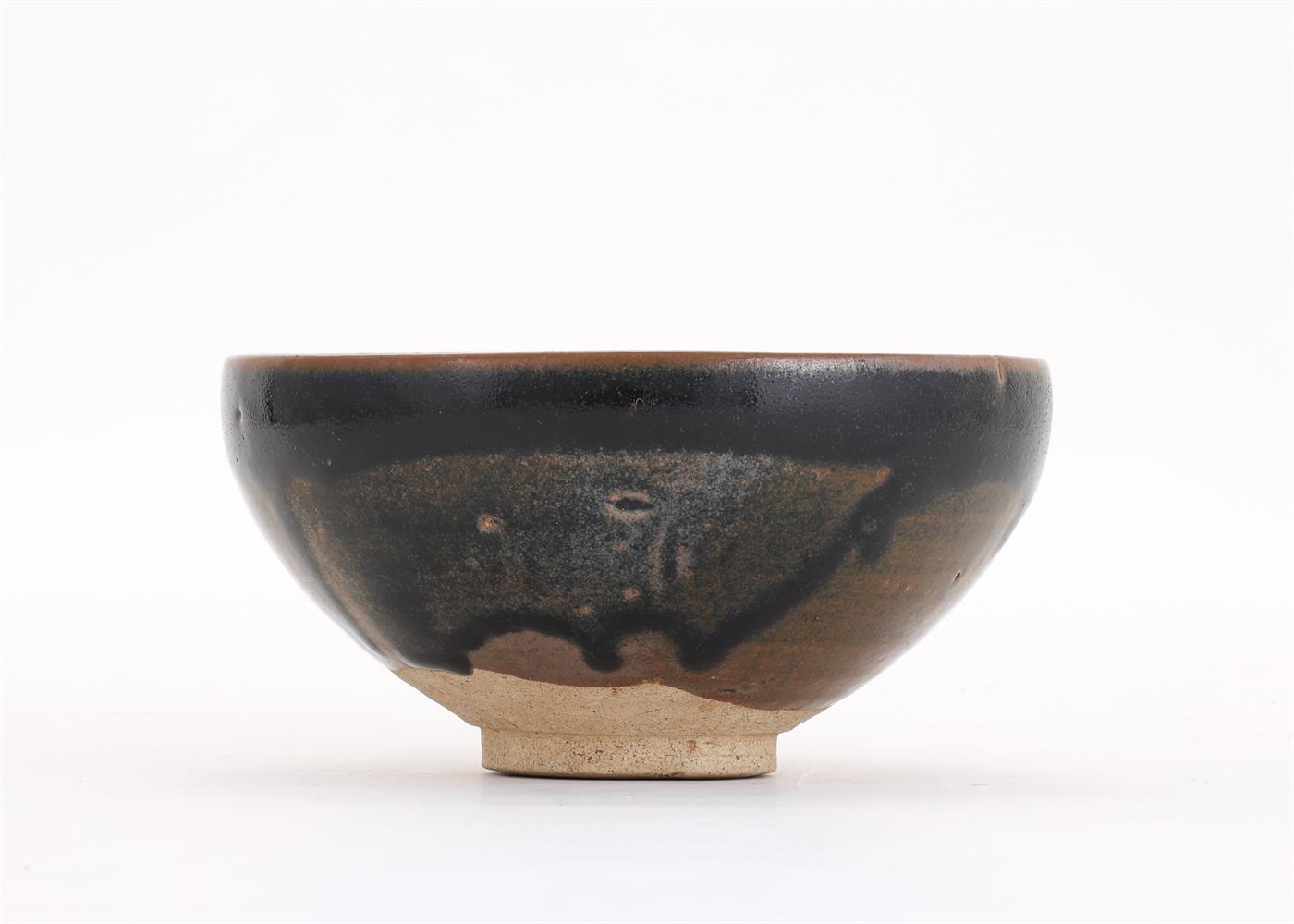 A Chinese 'Henan' russet-splashed black glazed bowl - Image 3 of 6
