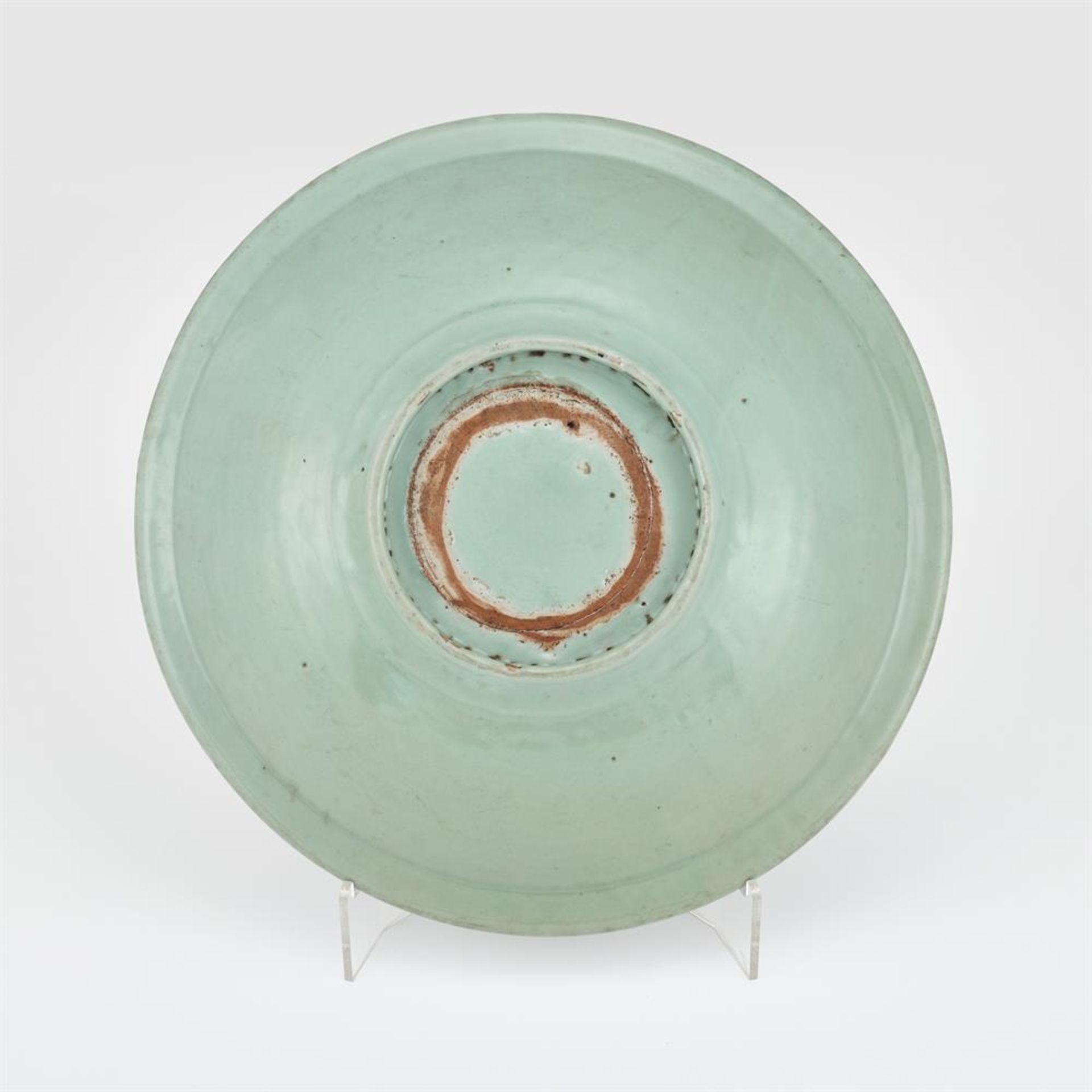 A large Chinese celadon Longquan dish - Image 3 of 3