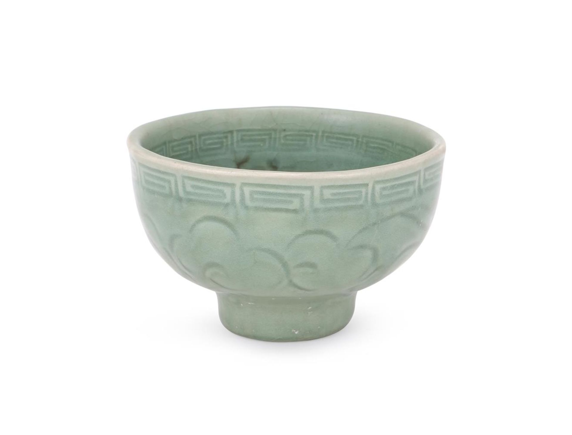An unusual Chinese Longquan celadon bowl - Image 2 of 4