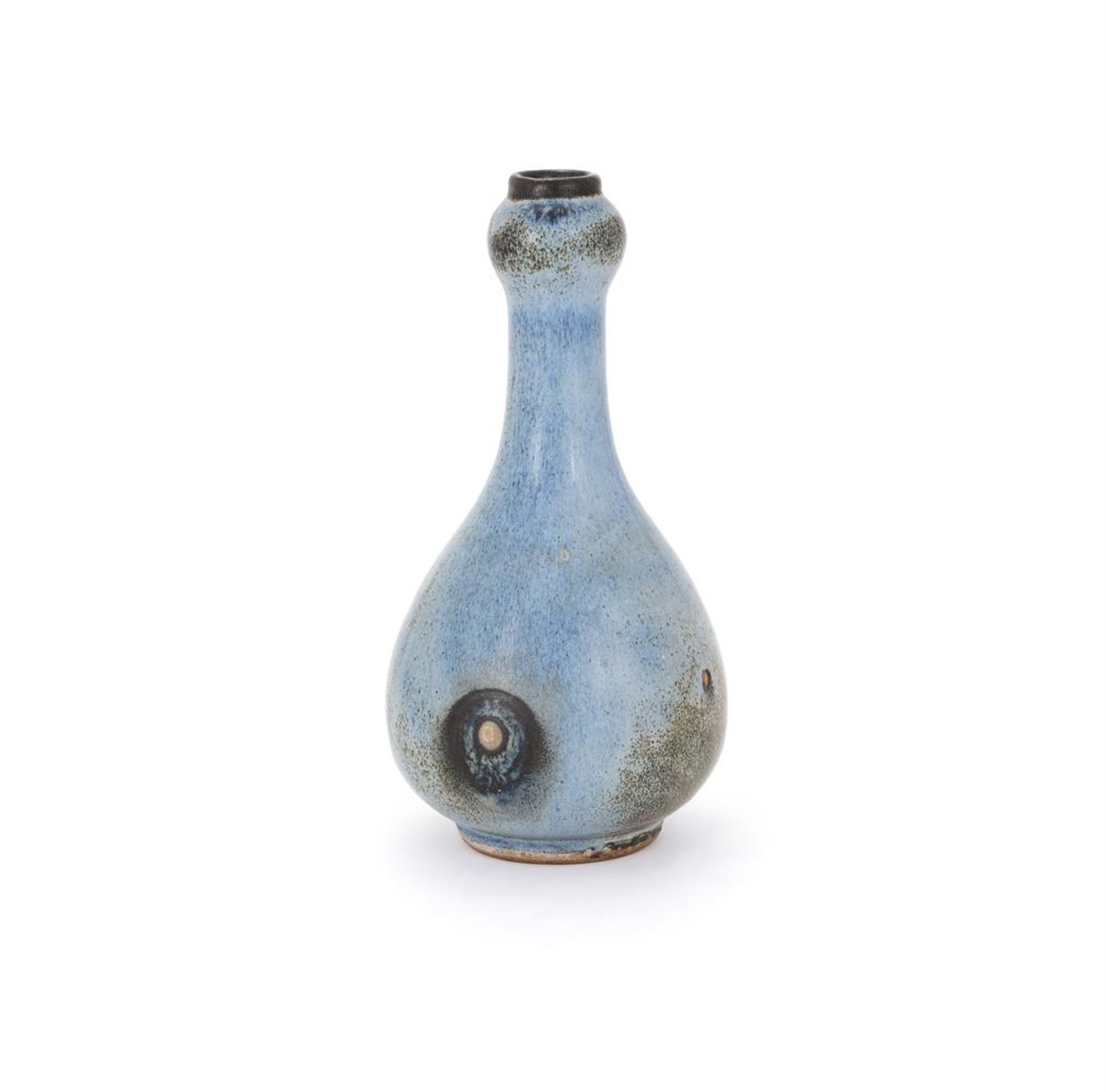 A Chinese Yixing Jun-glazed garlic mouth vase