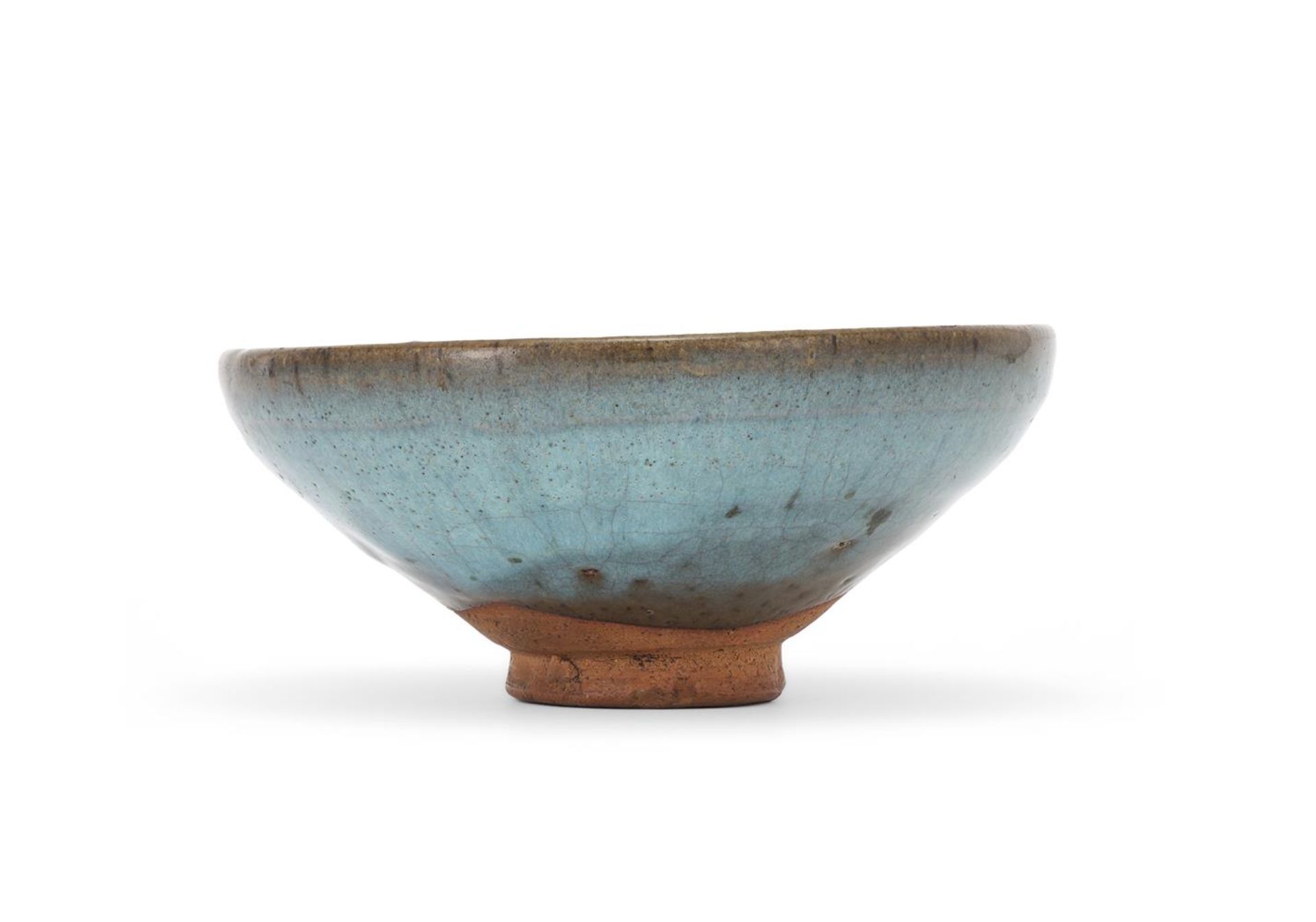 A Chinese Junyao blue glazed bowl - Bild 4 aus 6