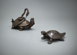 A Chinese bronze turtle