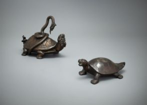 A Chinese bronze turtle