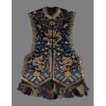A Chinese Han Women's embroidered silk vest