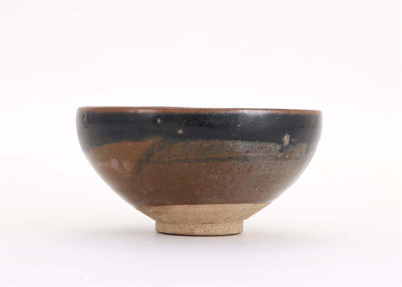 A Chinese 'Henan' russet-splashed black glazed bowl - Image 2 of 6