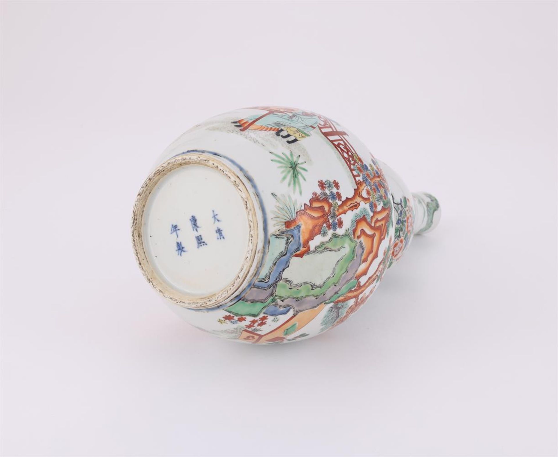 A Chinese Famille Verte 'Double Gourd' vase - Bild 4 aus 4