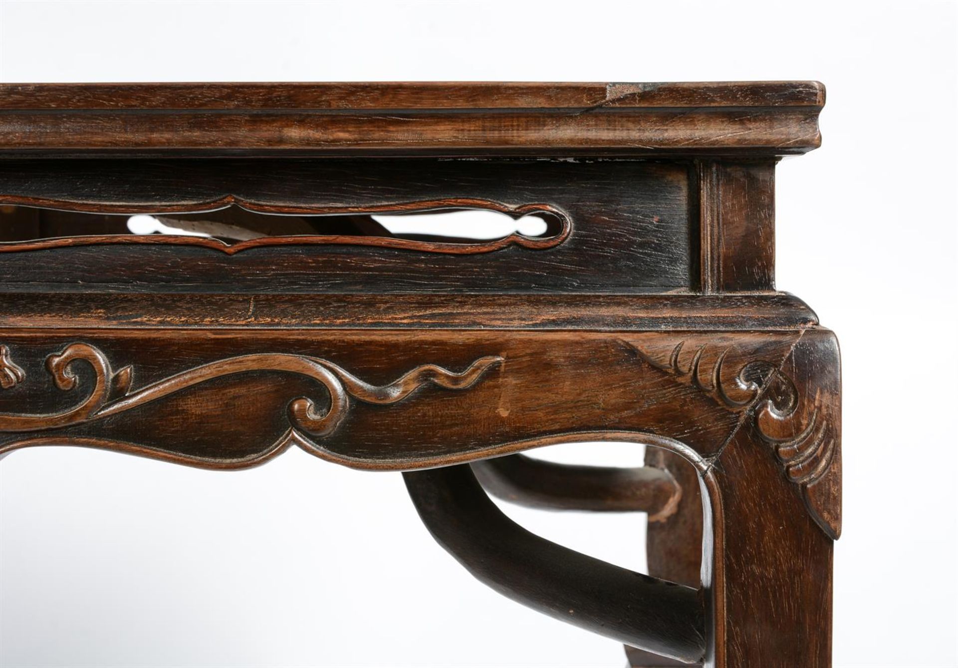 A large Chinese ironwood table - Bild 5 aus 6