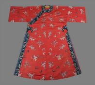 A Chinese Manchu Ladies full length robe