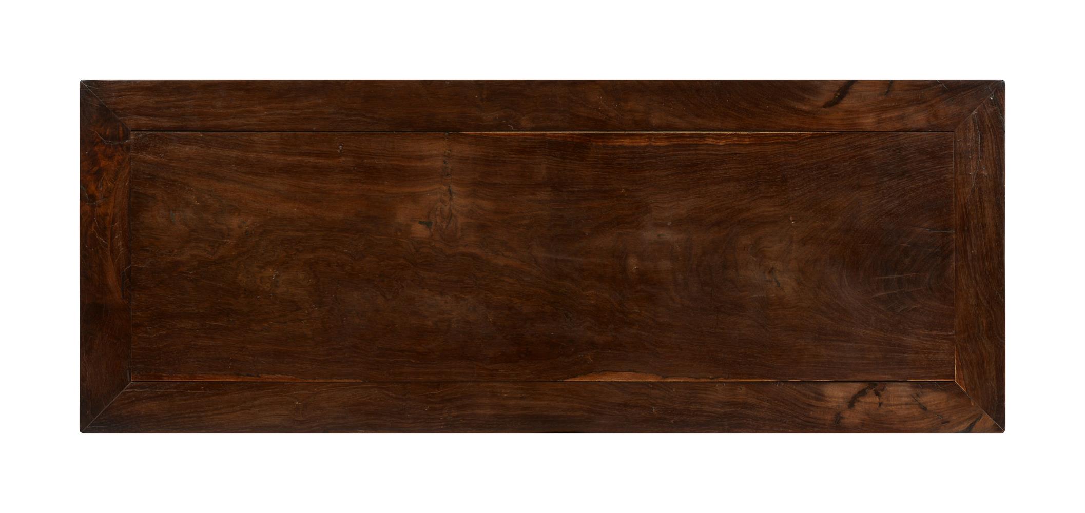 A large Chinese ironwood table - Image 3 of 6