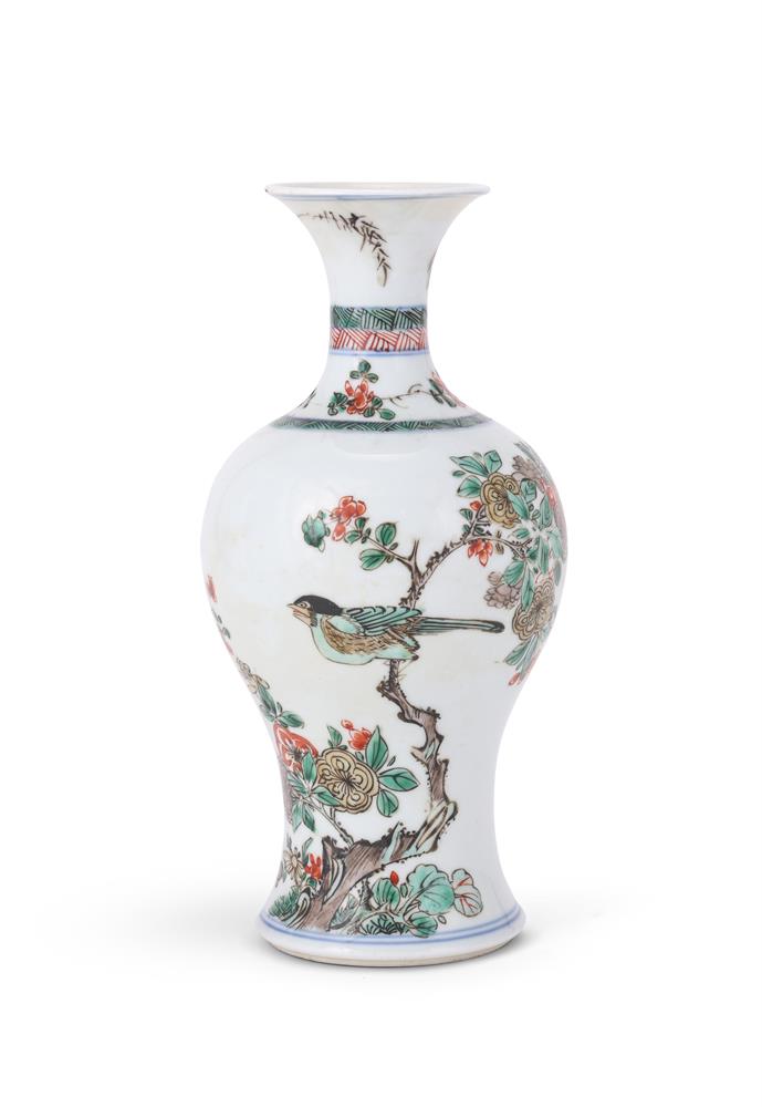 A Chinese Famille Verte vase