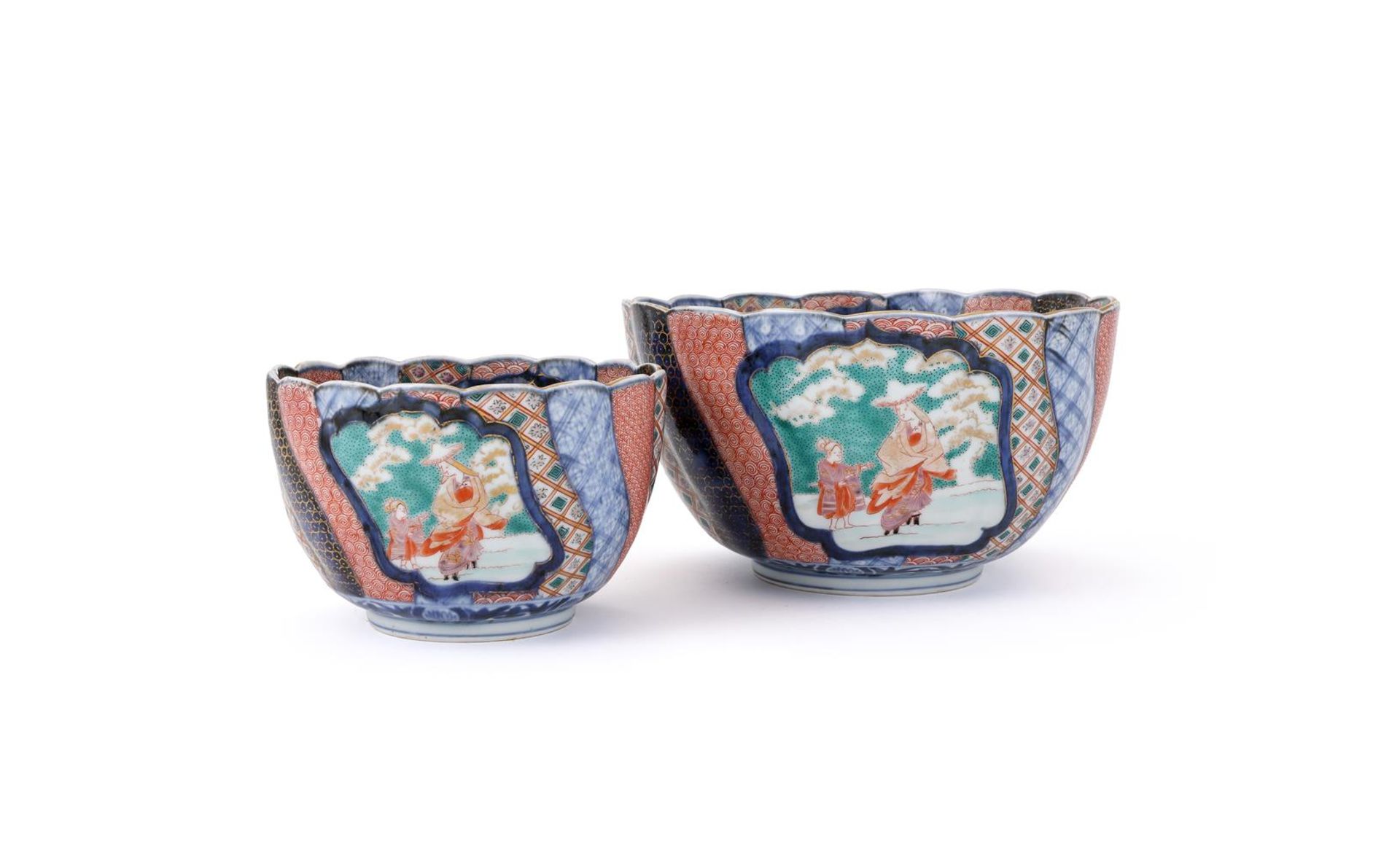 A Japanese Arita Porcelain Bowl - Bild 2 aus 7