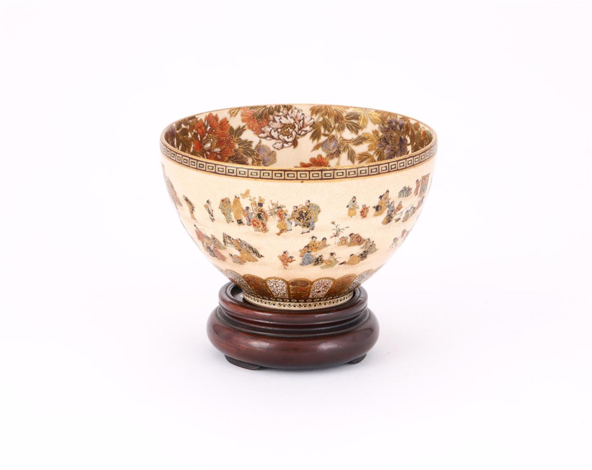 A Satsuma bowl by Yabu Meizan - Image 3 of 7