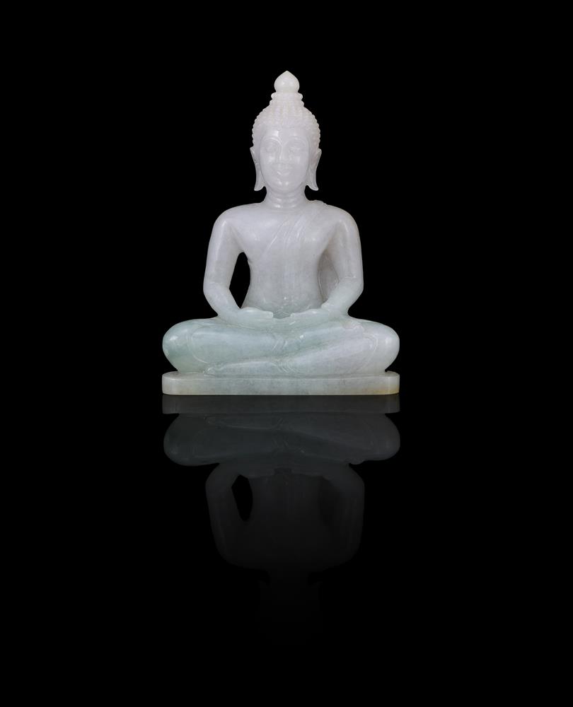 A Chinese jadeite Buddha