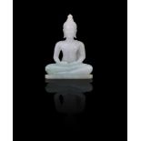 A Chinese jadeite Buddha