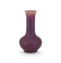 A Chinese flambé glazed vase