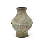 A Chinese bronze vase