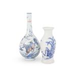 A Chinese Doucai 'Mythical beasts' bottle vase