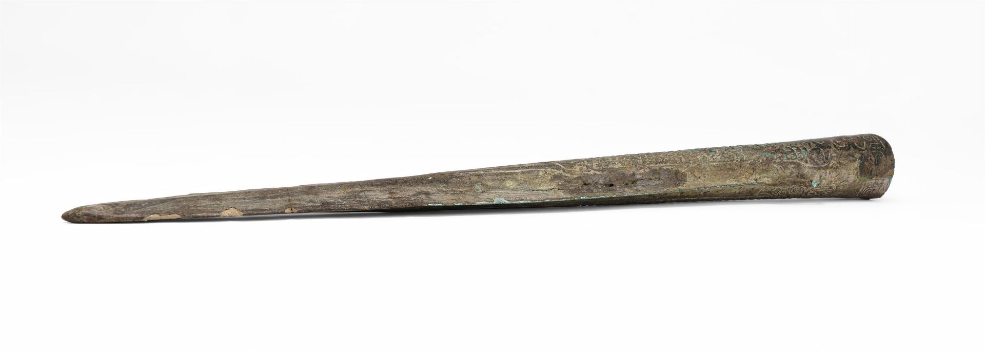 A Chinese bronze spearhead - Bild 5 aus 5