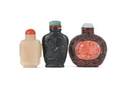Y A Chinese jade snuff bottle