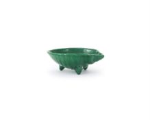 A Chinese green crackled glazed washer