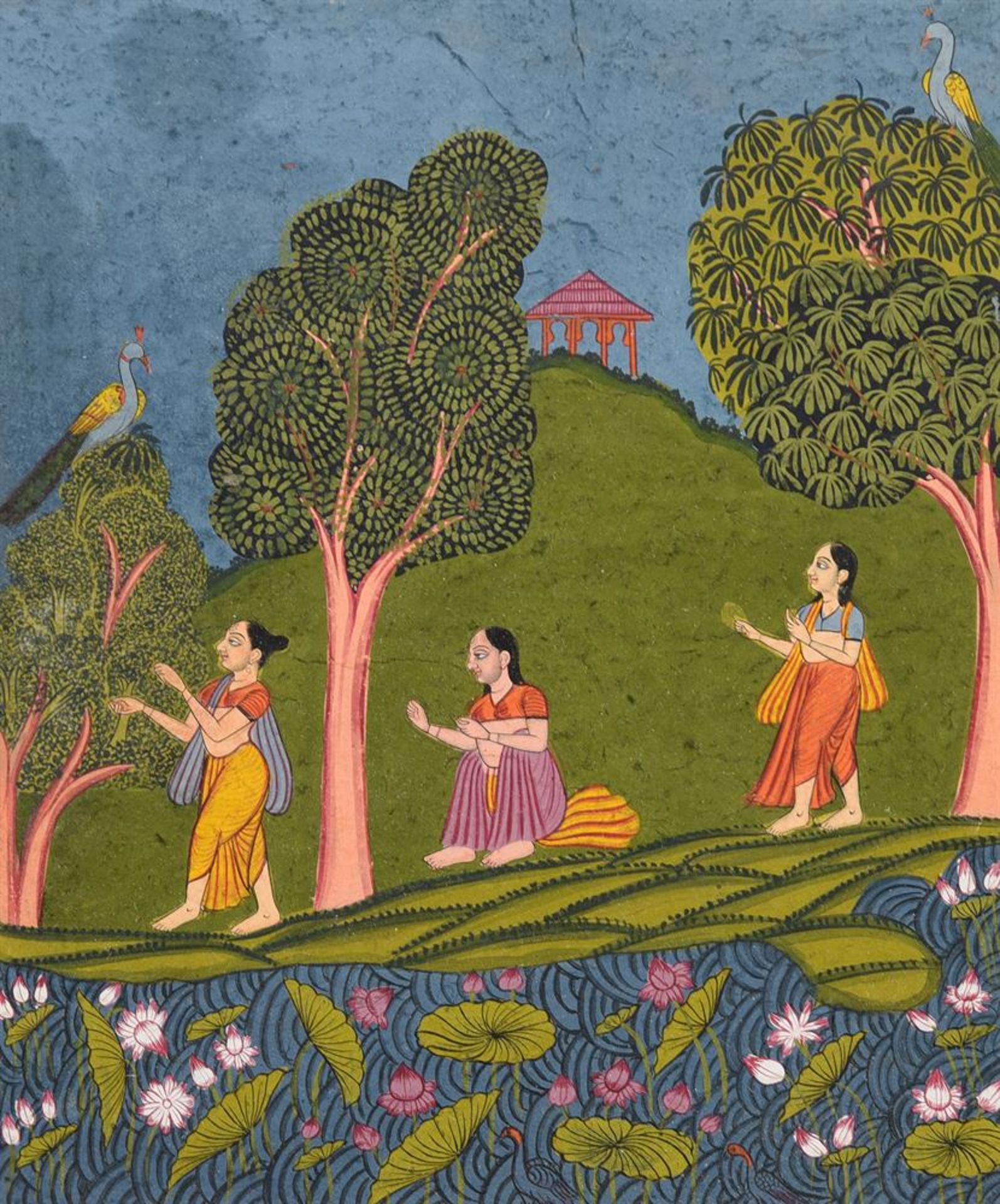 Four Paintings from a Ragamala Series - Image 3 of 4