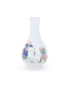 A Chinese Famille Rose bottle vase