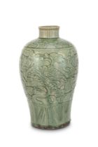 A Chinese Longquan celadon vase