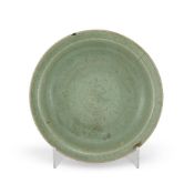 A large Longquan celadon dish