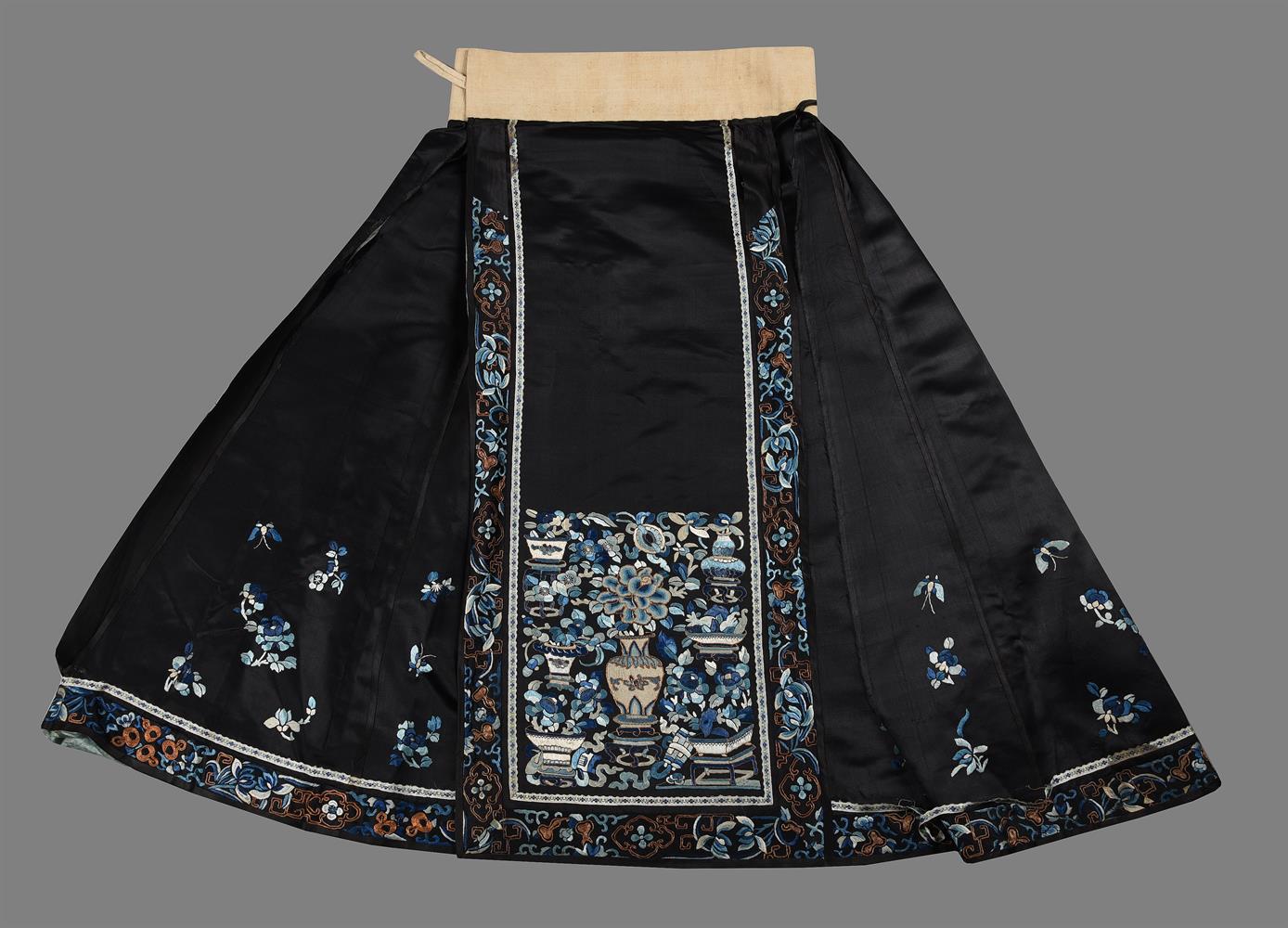 Two Chinese Han Women's pleated skirts - Image 6 of 9