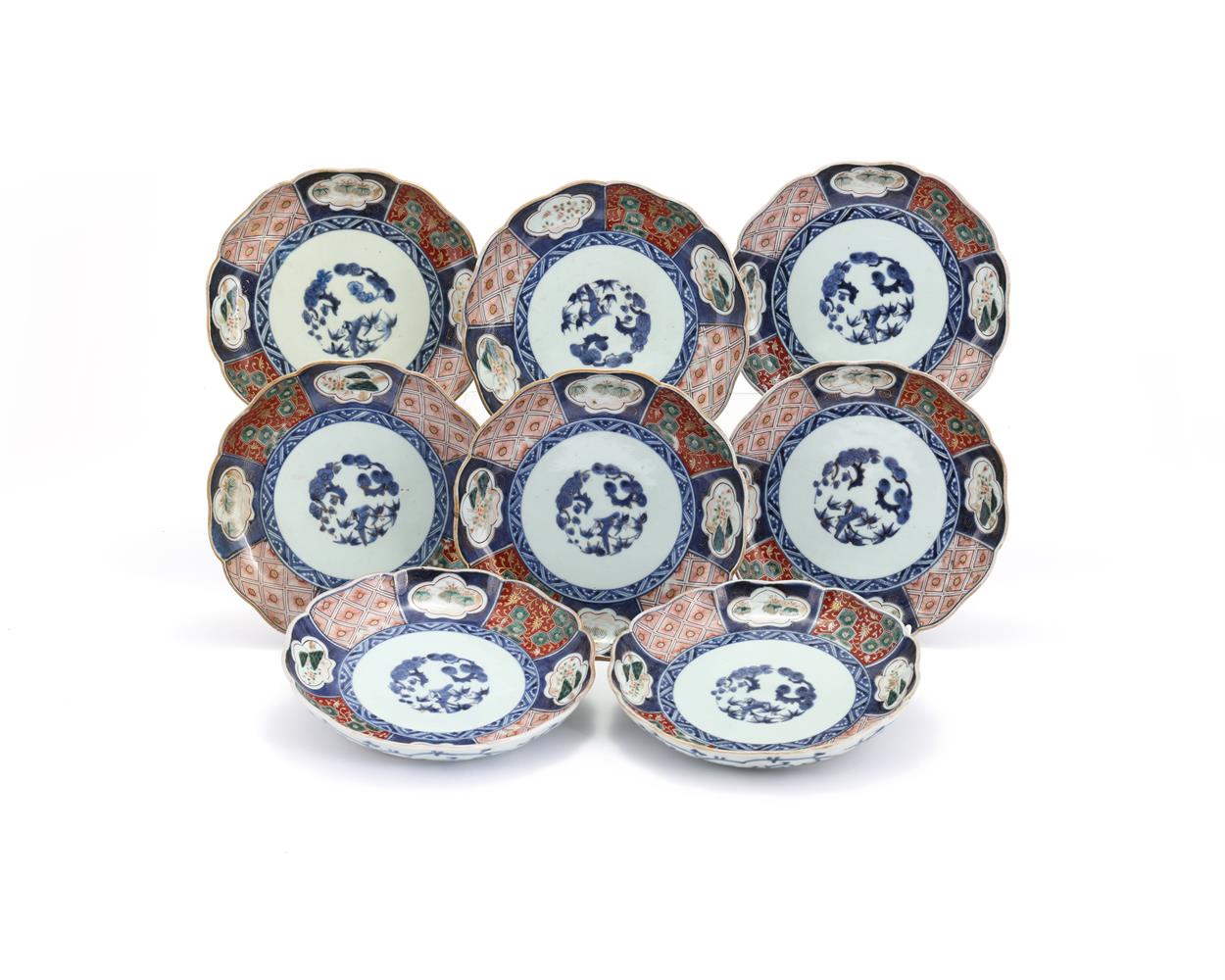 Seven various Japanese Imari dishes - Image 2 of 7