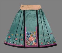 Two Chinese Han Women's pleated skirts