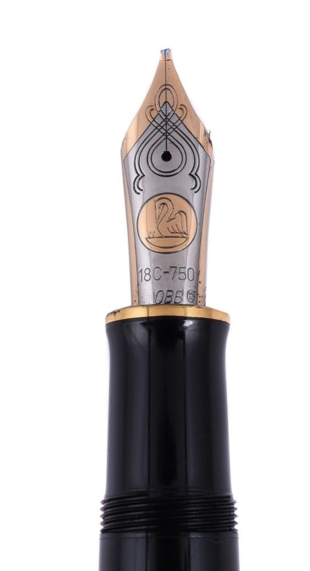 PELIKAN, SOUVERAN, M1000, A BLACK RESIN FOUNTAIN PEN - Image 2 of 2