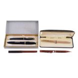 WATERMAN'S, A COLLECTION OF FIVE PENS