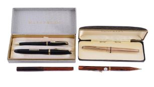 WATERMAN'S, A COLLECTION OF SIX PENS