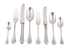 AN AMERICAN SILVER PART TABLE SERVICE
