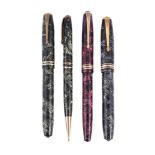 CONWAY STEWART, A COLLECTION OF FOUR PENS