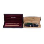 SHEAFFER, SNORKEL, TWO PEN AND PENCIL SETS