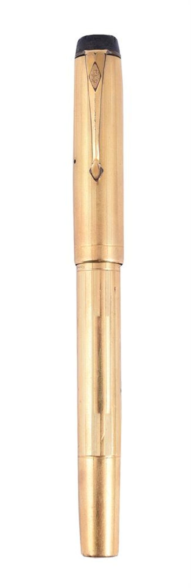 CONWAY STEWART, A ROLLED GOLD FOUNTAIN PEN