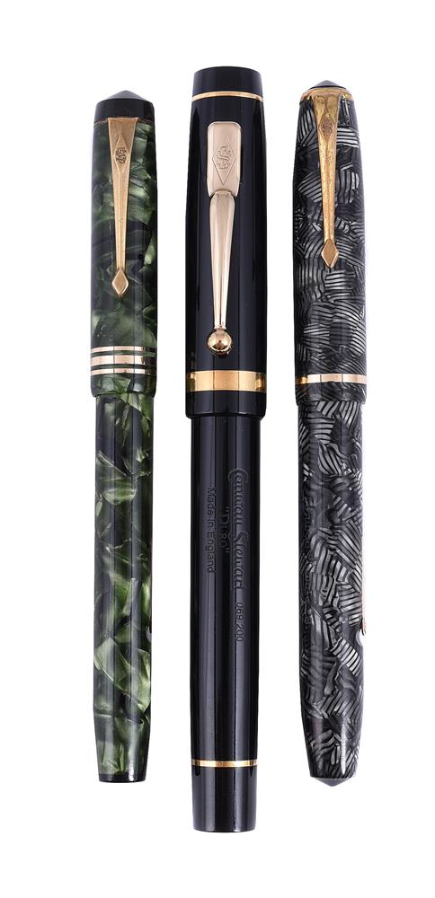 CONWAY STEWART, THREE FOUNTAIN PENS