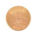 USA, GOLD DOUBLE-EAGLE 20-DOLLARS 1898