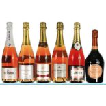 NV Mixed Case of Rose Champagne