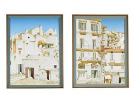 λ T. BANKS (BRITISH 20TH CENTURY), MEDITERRANEAN HOUSES