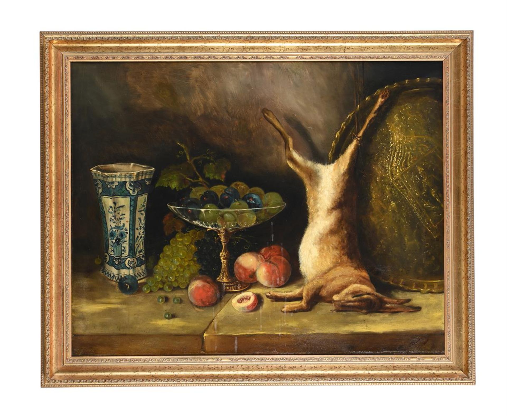 DUTCH SCHOOL (19TH CENTURY), STILL LIFE WITH GAME AND A PORCELAIN VASE
