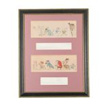 REV. GEORGE LIDDELL JOHNSTON (BRITISH 1817-1902), TWO FRAMED ILLUSTRATIONS