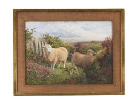 GEORGE SHALDERS (BRITISH 1826-1873), SHEEP IN A LANDSCAPE