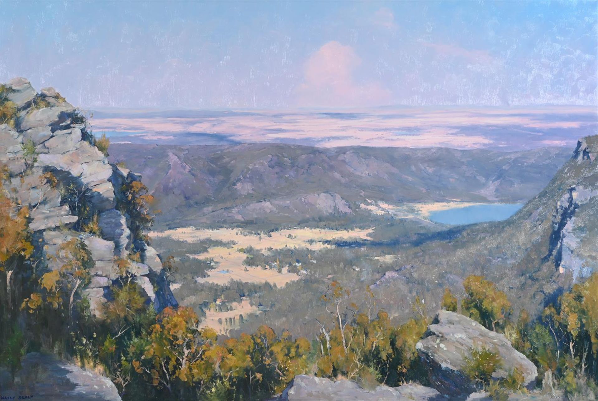 KASEY SEALY (AUSTRALIAN B. 1961), GRAND PANORAN, GRAMPIANS, VICTORIA - Image 2 of 3