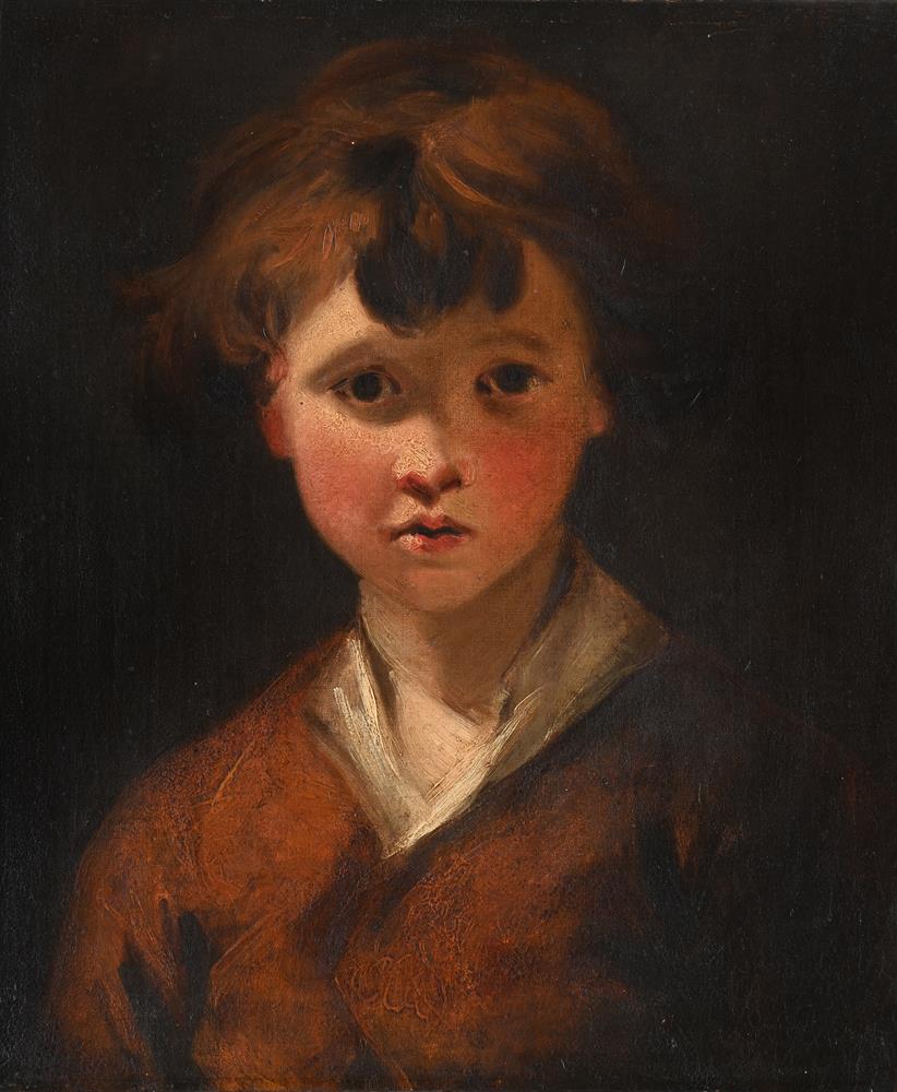 CIRCLE OF JOSHUA REYNOLDS (BRITISH 1723-1792), EDWIN: STUDY OF A YOUNG BOY