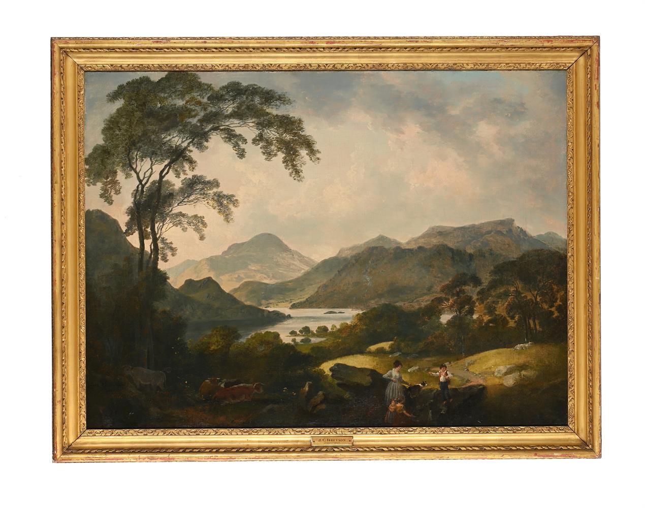 JULIUS CAESAR IBBETSON (BRITISH 1759-1817), ULLSWATER FROM GOWBARROW PARK - Bild 2 aus 3