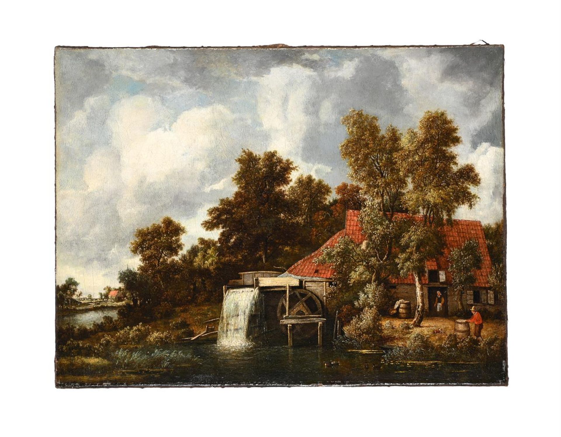 AFTER MEINDERT HOBBEMA, LANDSCAPE WITH WATERMILL - Bild 2 aus 3