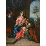 FOLLOWER OF CARLO MARATTA, THE HOLY FAMILY AND SAINT ANNE